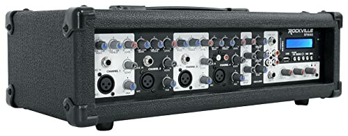 Audio mixer amplifier with multiple controls and inputs