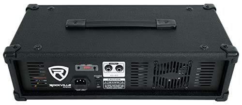 Rockville audio amplifier with handle and control panel